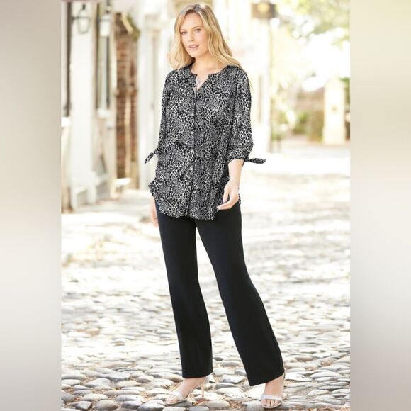 NWT Catherine's Right Fit® Pant (Moderately Curvy) Black - Picture 8 of 9